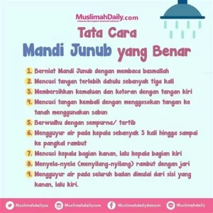 Tata Cara Mandi Wajib yang Benar untuk Pria dan Wanita