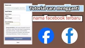 Cara Ganti Nama Facebook dengan Mudah