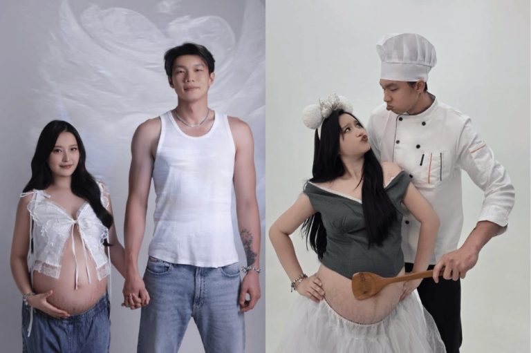 7 Foto Menggemaskan Nita Vior dan Vincent Kosasih Kompak Mengasuh Anak