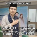 Aldi Taher Pertahankan Jargon ‘Semua Milik Allah’ Meski Ditegur Ustaz, Ini Penjelasannya