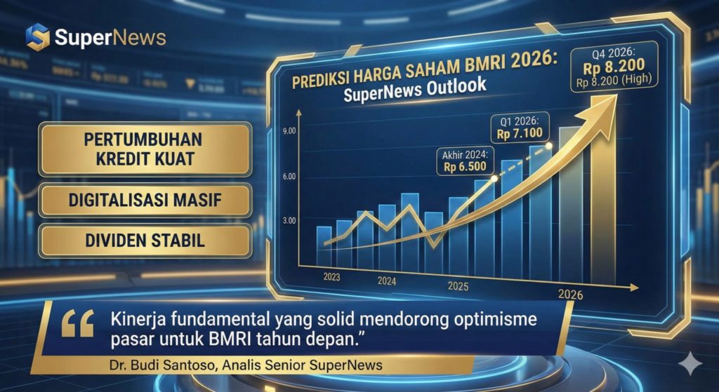 BMRI Cetak Laba Rekor Kuartal I 2026, Saham Meroket dan Strategi Risiko Global Siap Menghadapi Tekanan Daya Beli