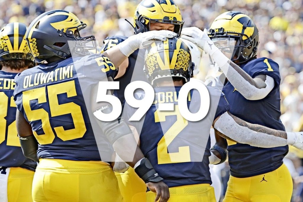 Drama di Lucas Oil Stadium: Michigan Wolverines Buktikan Dominasi, UConn Hancur di Akhir Laga!