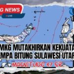 Gempa Magnitudo 5,8 Guncang Bitung, Sulut: BMKG Tegaskan Tak Ada Potensi Tsunami dan Setelahnya Mengamati Tren Penurunan Gempa Susulan