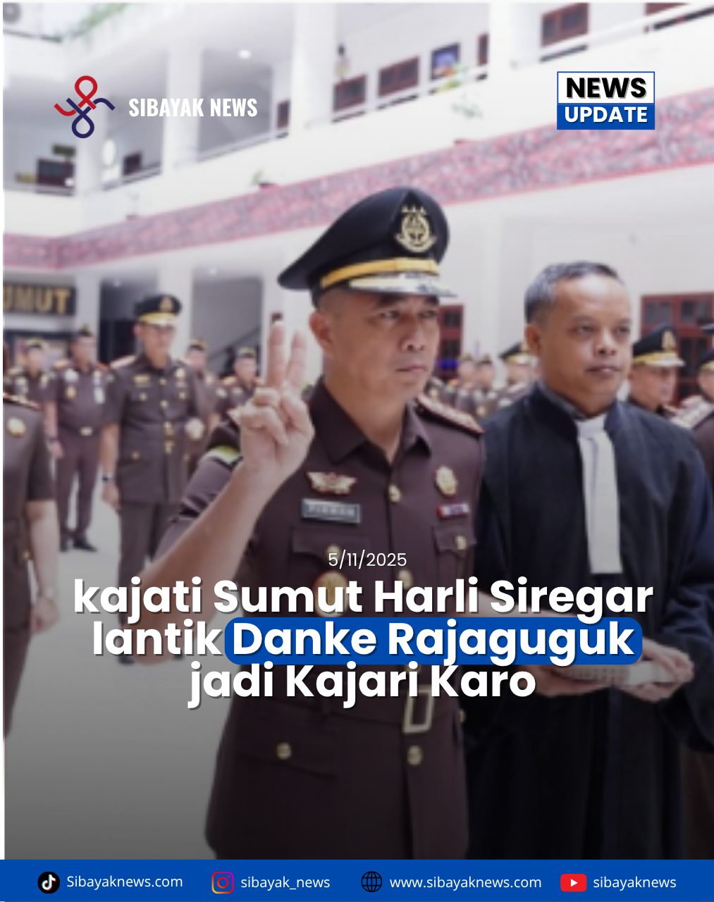 Kejagung Mutasi Kajari Karo Danke Rajagukguk, Tiga Jaksa Lain Dihantui Sanksi Etik