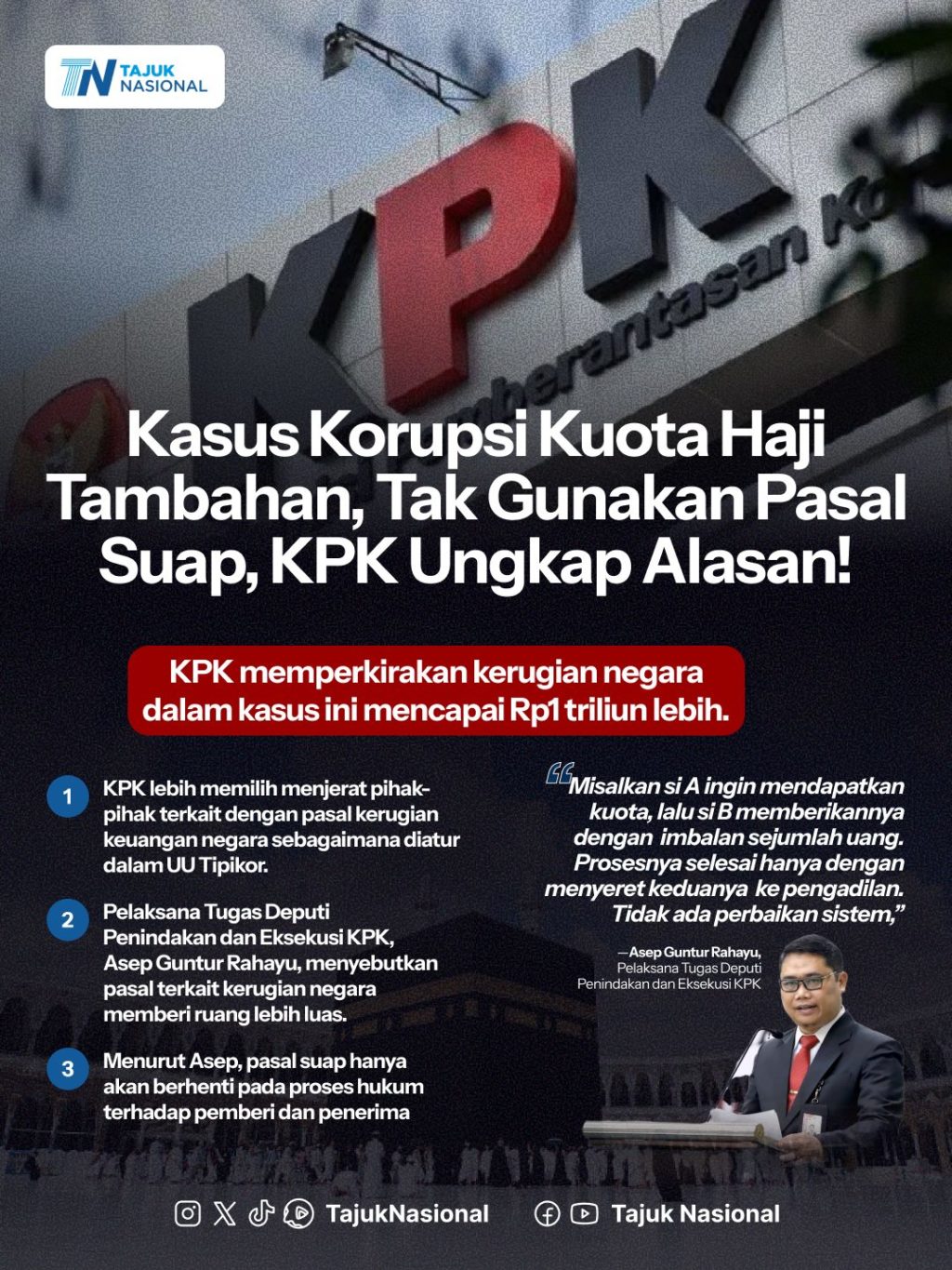 KPK Panggil Lima Bos Travel, Ungkap Rantai Korupsi Kuota Haji 2026