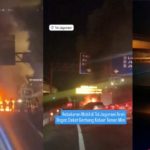 Mobil Xpander Terbakar di Lajur 4 Tol Jagorawi, Kemacetan Panik Menuju Jakarta