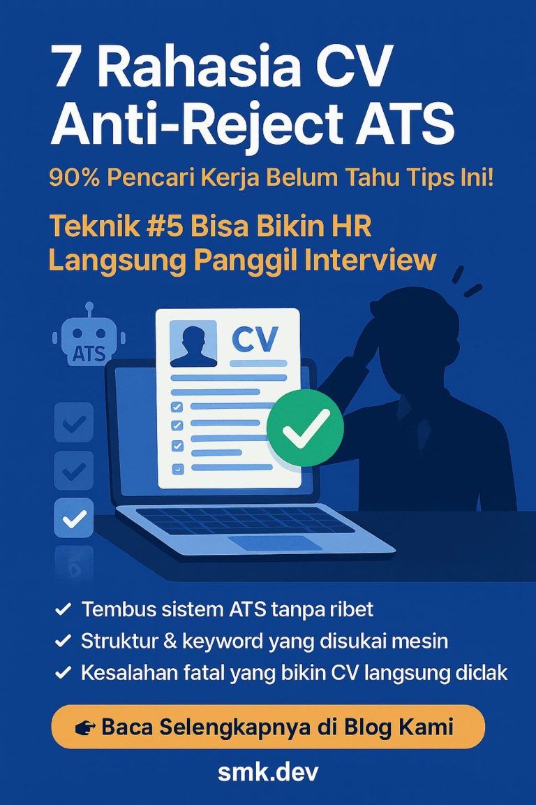 Rahasia Membuat CV yang Memikat HRD: 7 Langkah Praktis Bikin ATS Betah!