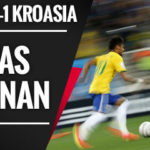 Vinicius Bersinar, Brasil Hancurkan Kroasia 3-1 dalam Uji Coba Internasional