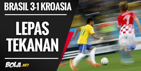 Vinicius Bersinar, Brasil Hancurkan Kroasia 3-1 dalam Uji Coba Internasional