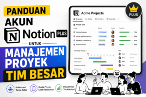 Panduan Akun Notion Plus untuk Manajemen Proyek Tim Besar