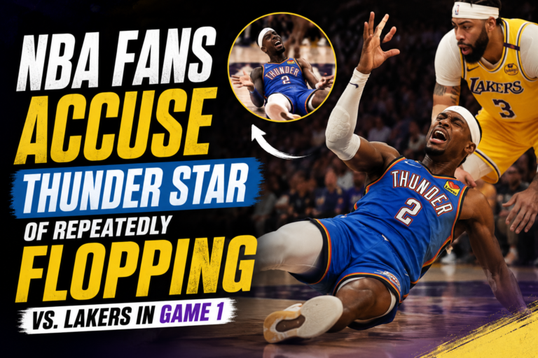 NBA Playoffs Memanas: Fans Tuduh Bintang Thunder Sering "Flopping" Saat Lawan Lakers di Game 1