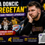 Luka Doncic "Geregetan" Nonton dari Pinggir Lapangan: Lakers Kembang Kempis Lawan OKC di Playoff!