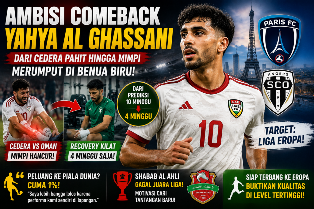 Ambisi "Comeback" Yahya Al Ghassani: Dari Cedera Pahit Hingga Mimpi Merumput di Benua Biru