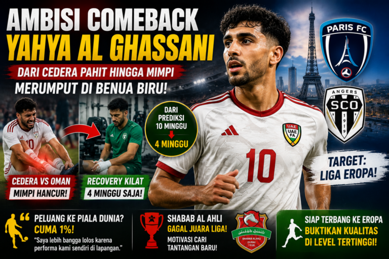 Ambisi "Comeback" Yahya Al Ghassani: Dari Cedera Pahit Hingga Mimpi Merumput di Benua Biru