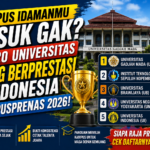 Kampus Idamanmu Masuk Gak? Cek 20 Universitas Paling Berprestasi di Indonesia Versi Puspresnas 2026!