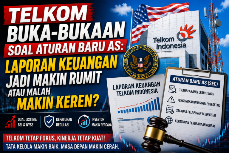Telkom Buka-Bukaan Soal Aturan Baru AS: Laporan Keuangan Jadi Makin Rumit atau Malah Makin Keren?