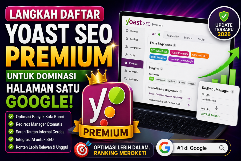 Langkah Daftar Yoast SEO Premium untuk Dominasi Halaman Satu Google