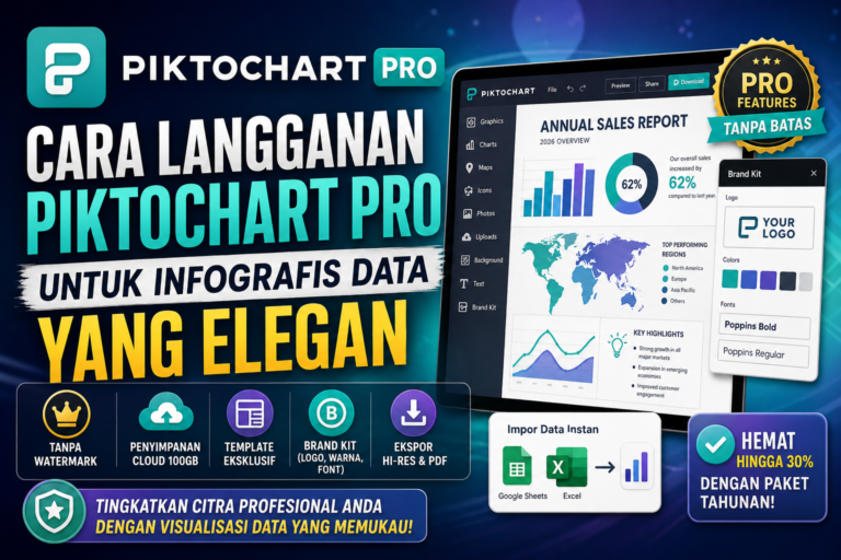Cara Langganan Piktochart Pro untuk Infografis Data yang Elegan