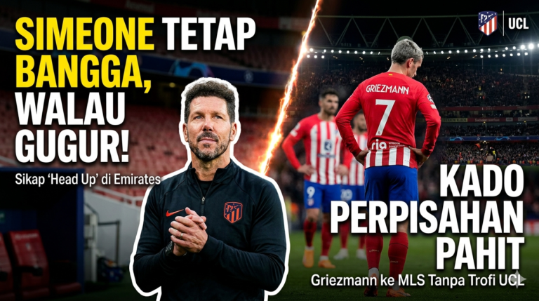 Momen Haru di Emirates: Atletico Madrid Gugur, Tapi Diego Simeone Tetap 'Head Up'!