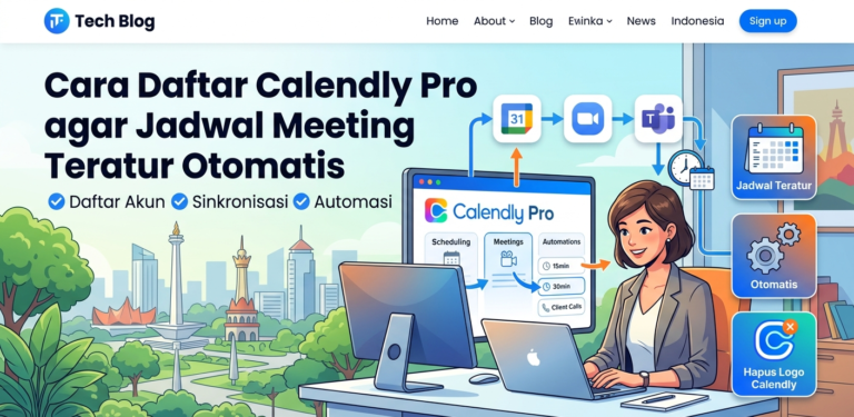 Cara Daftar Calendly Pro agar Jadwal Meeting Teratur Otomatis.