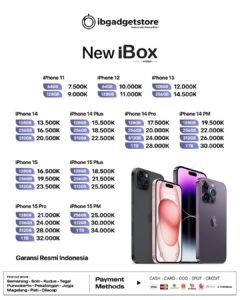 Update Harga iPhone di iBox Mei 2026: Seri 13, 14, hingga 16 Makin Murah