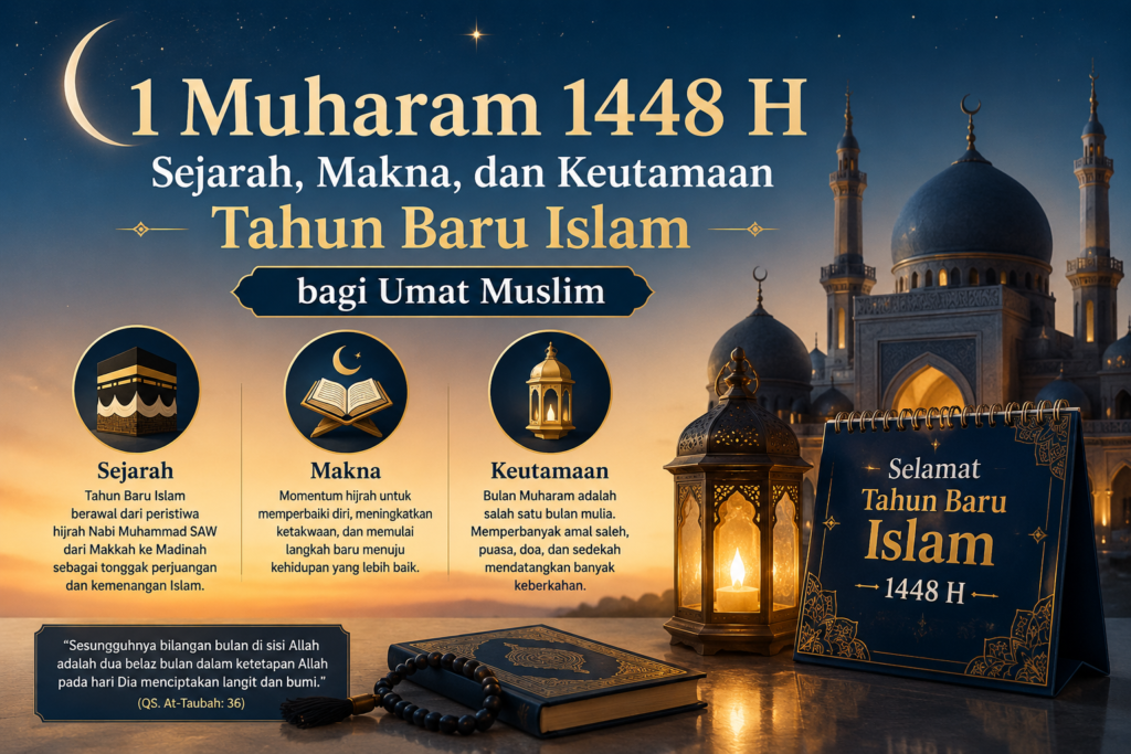 1 Muharam 1448 H: Sejarah, Makna, dan Keutamaan Tahun Baru Islam bagi Umat Muslim