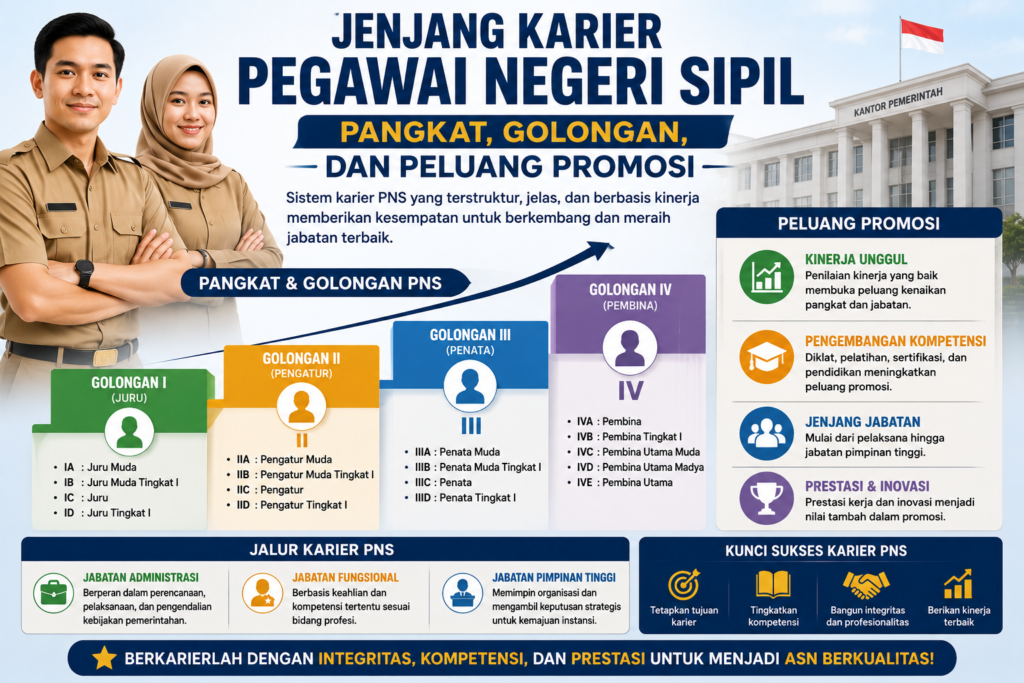Jenjang Karier Pegawai Negeri Sipil: Pangkat, Golongan, dan Peluang Promosi