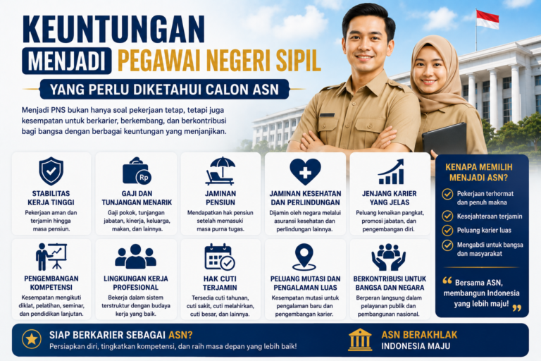 Keuntungan Menjadi Pegawai Negeri Sipil yang Perlu Diketahui Calon ASN