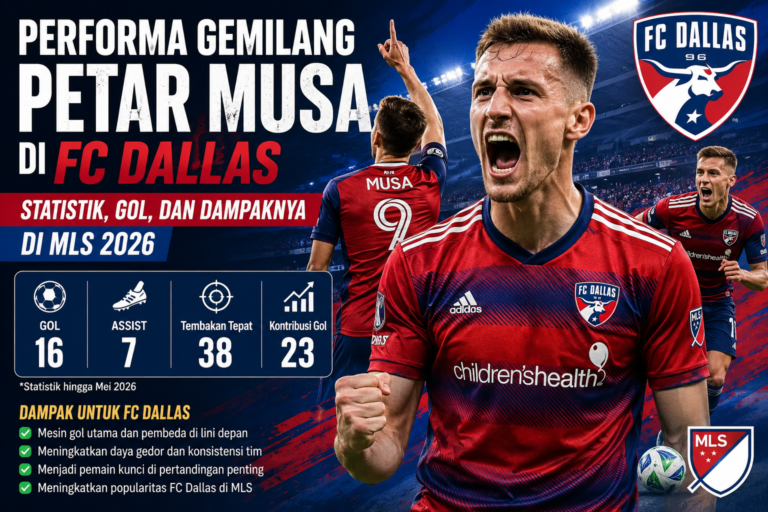 Performa Gemilang Petar Musa di FC Dallas: Statistik, Gol, dan Dampaknya di MLS 2026.