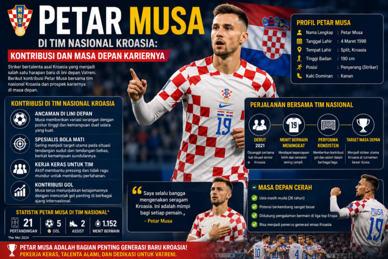 Petar Musa di Tim Nasional Kroasia: Kontribusi dan Masa Depan Kariernya