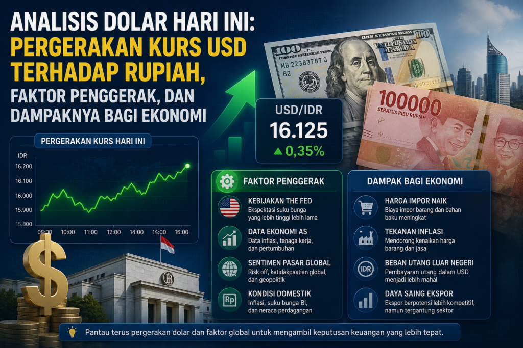 Analisis Dolar Hari Ini: Pergerakan Kurs USD terhadap Rupiah, Faktor Penggerak, dan Dampaknya bagi Ekonomi