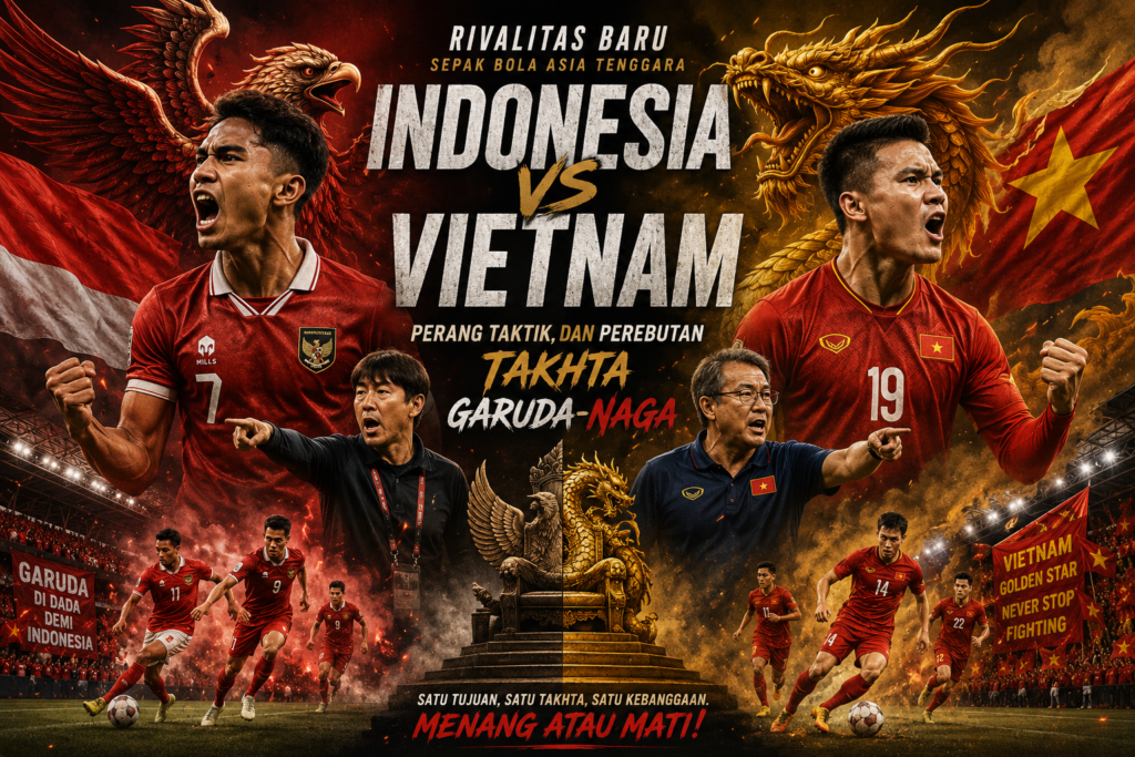 Indonesia vs Vietnam: Epik Rivalitas Baru Sepak Bola Asia Tenggara, Perang Taktik, dan Perebutan Takhta Garuda-Naga