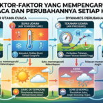 Faktor-Faktor yang Mempengaruhi Cuaca dan Perubahannya Setiap Hari