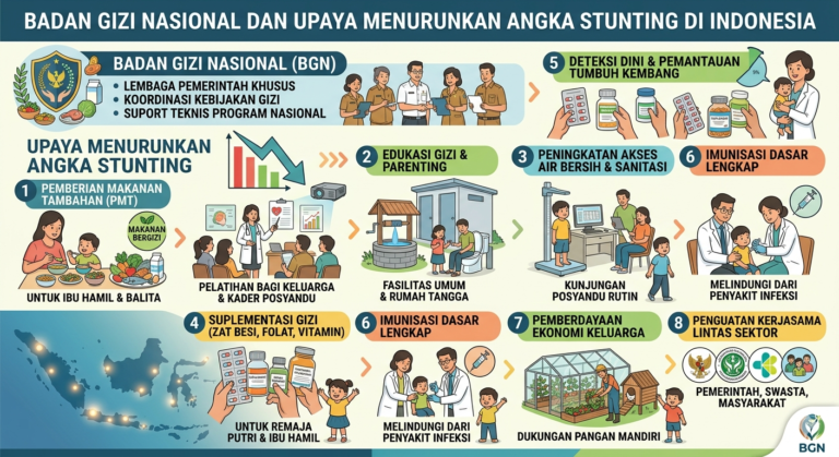 Badan Gizi Nasional dan Upaya Menurunkan Angka Stunting di Indonesia