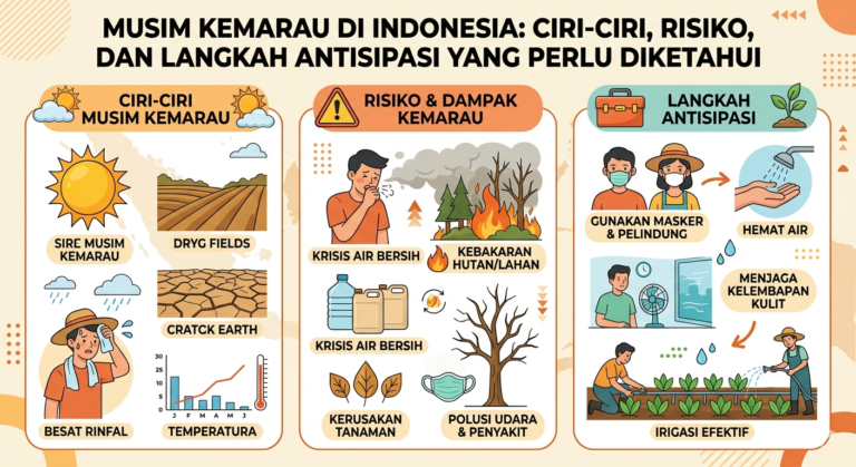 Musim Kemarau di Indonesia: Ciri-Ciri, Risiko, dan Langkah Antisipasi yang Perlu Diketahui