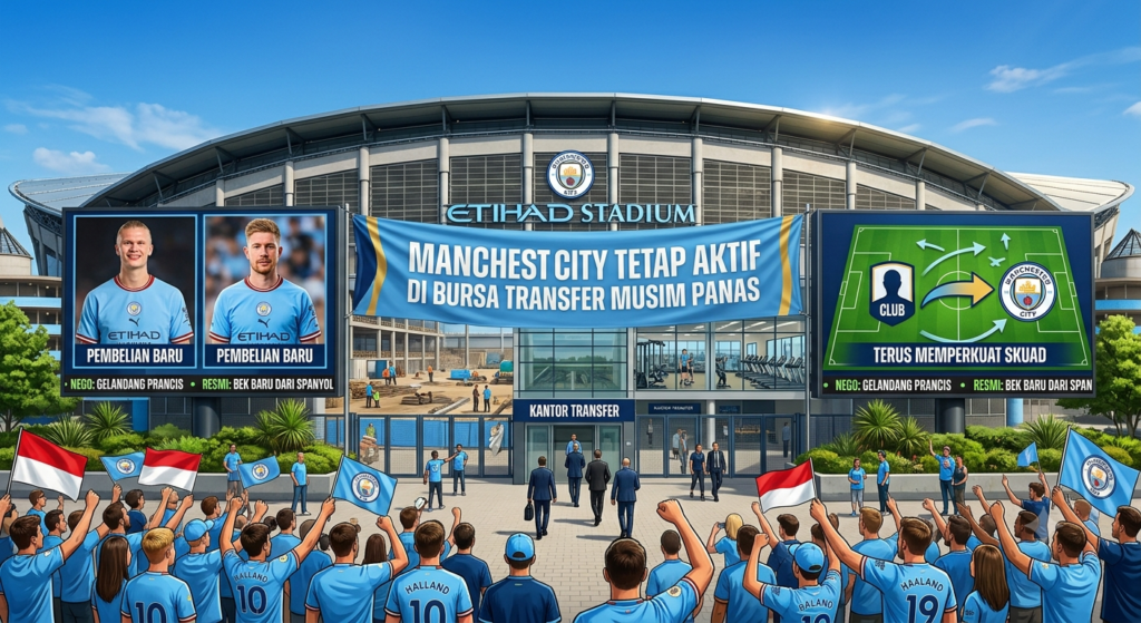 Manchester City Tetap Aktif di Bursa Transfer Musim Panas: Perombakan Besar dan Era Baru Etihad
