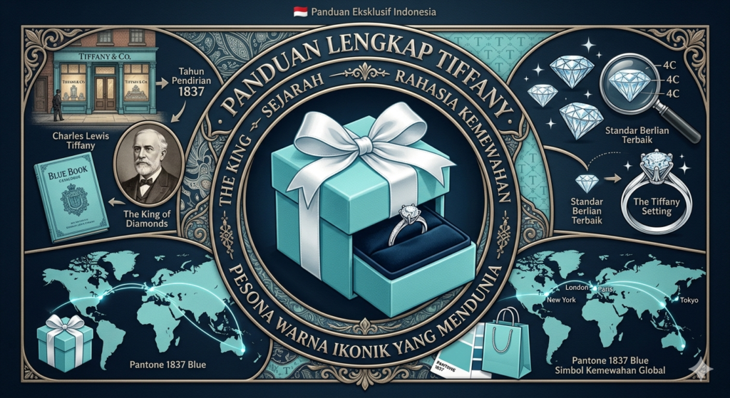 Panduan Lengkap Tiffany: Sejarah, Rahasia Kemewahan, dan Pesona Warna Ikonik yang Mendunia Ketika mendengar kata "tiffany", apa hal pertama yang terlintas di benak Anda? Kotak perhiasan kecil berwarna biru telur asin yang menawan? Cincin pertunangan berlian yang berkilau sempurna? Ataukah aktris legendaris Audrey Hepburn yang sedang memandangi etalase toko di Fifth Avenue, New York? Nama Tiffany bukan sekadar sebuah merek atau nama personal biasa. Di dunia modern, nama ini telah bertransformasi menjadi simbol kemewahan, keanggunan, romansa, dan standar tertinggi dalam industri perhiasan dunia. Artikel ini akan mengupas tuntas segala hal tentang Tiffany—sejarah panjangnya, evolusi desain, raksasa bisnis Tiffany & Co., hingga bagaimana nama ini memengaruhi tren gaya hidup global. 1. Asal-usul dan Sejarah Emas Tiffany & Co. Kisah sukses nama ini berakar dari berdirinya Tiffany & Co. pada tahun 1837 di New York City, Amerika Serikat. Didirikan oleh Charles Lewis Tiffany dan John B. Young, toko pertama mereka awalnya dibuka sebagai toko alat tulis dan barang-barang mewah dengan nama Tiffany, Young & Ellis. Dari Toko Alat Tulis Menjadi "The King of Diamonds" Charles Lewis Tiffany memiliki visi yang sangat kuat tentang estetika dan kualitas. Pada tahun 1853, ia mengambil alih kendali penuh atas perusahaan dan mempersingkat namanya menjadi Tiffany & Co., serta mengalihkan fokus utama bisnis pada perhiasan dan batu mulia. Reputasi perusahaan ini melejit ketika mereka mulai membeli batu permata berharga dari kaum bangsawan Eropa yang sedang mengalami krisis politik. Charles Tiffany pun dijuluki sebagai "The King of Diamonds" (Raja Berlian) oleh pers pada masa itu, karena kemampuannya mengumpulkan dan mengkurasi berlian dengan kualitas yang belum pernah terlihat sebelumnya di Amerika Serikat. 2. Mengenal "Tiffany Blue": Warna Paling Ikonik di Dunia Salah satu aset paling berharga dan paling mudah dikenali dari merek ini adalah warnanya yang khas: Tiffany Blue. Warna biru kehijauan (turkuas muda) yang lembut namun mencolok ini memiliki sejarah dan nilai psikologis yang sangat dalam. Asal Mula Pemilihan Warna Warna ini pertama kali dipilih oleh Charles Lewis Tiffany pada tahun 1845 untuk sampul Blue Book, sebuah katalog tahunan yang menampilkan koleksi perhiasan buatan tangan tertinggi mereka. Ada teori yang menyebutkan bahwa warna turkuas sangat populer dalam industri perhiasan abad ke-19, terutama untuk perhiasan bros berbentuk burung merpati yang sering diberikan oleh pengantin wanita kepada pengiringnya. Hak Paten dan Kolaborasi dengan Pantone Warna ikonik ini sangat dijaga ketat keasliannya. Tiffany & Co. bekerja sama dengan Pantone Color Institute untuk membakukan warna ini dengan kode khusus "1837 Blue"—mengambil tahun berdirinya perusahaan tersebut. Warna ini tidak tersedia untuk umum dalam katalog standar Pantone dan tidak dapat digunakan secara komersial oleh merek lain di industri sejenis. Kotak perhiasan legendaris Tiffany Blue Box yang diikat dengan pita putih telah menjadi lambang universal dari sebuah kejutan yang mewah dan romantis. 3. Mahakarya Inovasi: The Tiffany Setting dan Berlian Legendaris Tiffany & Co. tidak hanya menjual perhiasan, mereka menciptakan standar baru yang mengubah industri ini selamanya. Ada dua inovasi terbesar yang membuat nama Tiffany abadi di dunia perhiasan: 1. The Tiffany Setting (1886) Sebelum tahun 1886, sebagian besar cincin berlian ditanam di dalam wadah logam (bezel), yang menyembunyikan sebagian besar keindahan batu tersebut dari cahaya. Charles Lewis Tiffany menciptakan revolusi dengan memperkenalkan The Tiffany Setting. Desain ini menggunakan enam cakar (prongs) logam platinum tipis untuk mengangkat berlian keluar dari lingkaran cincin. Inovasi ini memungkinkan cahaya masuk ke dalam berlian dari segala arah, memaksimalkan refleksi, pembiasan, dan kilauan alami berlian tersebut. Hingga hari ini, The Tiffany Setting tetap menjadi desain cincin pertunangan paling populer dan paling banyak ditiru di seluruh dunia. 2. The Tiffany Diamond Salah satu berlian kuning terbesar dan terbaik di dunia ditemukan di tambang Kimberley, Afrika Selatan, pada tahun 1877. Batu mentah seberat 287,42 karat tersebut dibeli oleh Charles Tiffany. Di bawah pengawasan ketat ahli gemologi internal mereka, berlian itu dipotong menjadi bentuk cushion-cut seberat 128,54 karat dengan 82 faset—jauh lebih banyak daripada standar 58 faset pada umumnya—untuk memaksimalkan kilau apinya, bukan sekadar mempertahankan ukurannya. Berlian legendaris ini bersifat sangat eksklusif dan tercatat hanya pernah dikenakan oleh beberapa wanita di dunia, termasuk Mrs. Sheldon Whitehouse, Audrey Hepburn, Lady Gaga, dan Beyoncé. 4. Pengaruh Budaya Populer: Breakfast at Tiffany's Nama Tiffany tidak akan bisa dipisahkan dari budaya populer abad ke-20 berkat novel karya Truman Capote yang kemudian diadaptasi menjadi film legendaris pada tahun 1961: Breakfast at Tiffany's, yang dibintangi oleh Audrey Hepburn sebagai karakter Holly Golightly. Efek Holly Golightly terhadap Citra Merek Adegan pembuka film tersebut, di mana Audrey Hepburn berdiri di trotoar Fifth Avenue pada pagi buta, mengenakan gaun hitam Givenchy yang anggun, sambil menikmati kopi dan pastri sambil memandangi jendela toko Tiffany & Co., telah menjadi salah satu momen paling ikonik dalam sejarah sinema. Film ini mengukuhkan citra merek ini bukan sekadar tempat membeli barang mahal, melainkan sebuah simbol perlindungan, kedamaian, dan impian kelas atas. Bagi Holly Golightly, toko tersebut adalah tempat di mana "nothing bad could happen to you" (tidak ada hal buruk yang bisa terjadi padamu). 5. Evolusi Desain dan Desainer Maestro di Balik Tiffany Keberlanjutan estetika Tiffany selama hampir dua abad didorong oleh kolaborasi dengan seniman dan desainer visioner dunia. Masing-masing membawa sentuhan unik yang memperkaya warisan gaya merek ini: Louis Comfort Tiffany: Putra dari sang pendiri, ia adalah pemimpin gerakan Art Nouveau di Amerika Serikat. Ia terkenal dengan kreasi lampu kaca patri (Tiffany Lamps) yang rumit dan bernilai seni tinggi, serta perhiasan yang terinspirasi dari alam liar. Jean Schlumberger: Desainer asal Prancis yang bergabung pada tahun 1950-an. Karyanya yang rumit, fantastis, dan penuh warna (terinspirasi dari makhluk laut dan botani) menjadi favorit para pesohor seperti Jacqueline Kennedy dan Elizabeth Taylor. Elsa Peretti: Bergabung pada tahun 1970-an, Peretti merevolusi perhiasan kasual mewah dengan memperkenalkan koleksi perak murni (sterling silver). Desainnya yang organik dan minimalis, seperti koleksi Bone Cuff dan Open Heart, membuat perhiasan mewah menjadi lebih kasual dan dapat dikenakan sehari-hari. Paloma Picasso: Putri dari pelukis legendaris Pablo Picasso ini membawa estetika yang berani, ekspresif, dan berukuran besar melalui koleksi yang terinspirasi dari grafiti perkotaan dan seni jalanan sejak tahun 1980-an. 6. Strategi Rebranding Modern di Era Digital Dunia kemewahan (luxury industry) terus berubah seiring bergesernya minat konsumen ke generasi Milenial dan Gen Z. Di bawah kepemilikan konglomerat barang mewah Prancis, LVMH (Moët Hennessy Louis Vuitton) yang mengakuisisinya pada awal tahun 2021, Tiffany & Co. melakukan transformasi besar-besaran. Kampanye yang Berani dan Kolaborasi Global Untuk melepaskan citra yang dianggap terlalu "tradisional" bagi generasi muda, mereka meluncurkan kampanye kontroversial bercandaan "Not Your Mother's Tiffany". Selain itu, strategi penunjukan duta merek global (Global Ambassador) bergeser ke arah figur-figur ikonik pop kultur modern dan K-Pop, seperti Rosé dari BLACKPINK dan Jimin dari BTS, yang memiliki pengaruh masif di media sosial. Kolaborasi lintas industri yang tidak biasa juga dilakukan, seperti kerja sama dengan merek streetwear Supreme, memproduksi jam tangan unik bersama Patek Philippe, hingga merancang trofi untuk turnamen esports global. Langkah-langkah ini terbukti berhasil membawa nama Tiffany kembali ke garda depan tren gaya hidup anak muda. 7. Komitmen terhadap Keberlanjutan dan Sumber yang Etis Di era modern, konsumen tidak hanya melihat keindahan fisik perhiasan, tetapi juga asal-usul dari mana material tersebut didapatkan. Tiffany & Co. berkomitmen penuh pada transparansi rantai pasokan permata mereka. The Diamond Source Initiative Sejak tahun 2020, perusahaan ini meluncurkan inisiatif transparansi penuh, di mana mereka membagikan informasi mengenai negara asal (provenance) untuk setiap berlian berukuran 0,18 karat ke atas yang baru didapatkan. Mereka menjamin bahwa berlian mereka tidak berasal dari zona konflik atau wilayah yang mengeksploitasi hak asasi manusia (bebas dari blood diamonds), serta menerapkan standar kelestarian lingkungan yang ketat di seluruh situs penambangan mitra mereka. 8. Panduan Memilih Perhiasan Tiffany untuk Investasi dan Hadiah Jika Anda berencana untuk membeli produk perhiasan mewah ini, baik sebagai investasi jangka panjang maupun hadiah bagi orang terkasih, berikut beberapa koleksi paling populer dan bernilai tinggi yang wajib Anda pertimbangkan: 1. Koleksi Tiffany T Koleksi yang menampilkan garis-garis bersih dan bentuk huruf "T" yang ikonik ini melambangkan arsitektur dan energi kota New York. Desainnya yang minimalis dan modern sangat cocok untuk gaya berlapis (layering) sehari-hari. 2. Koleksi Tiffany HardWear Terinspirasi dari suasana subkultur urban New York pada tahun 1971, koleksi ini menampilkan desain rantai (gauge links) yang tebal, industrial, namun tetap terlihat anggun. Sangat cocok bagi individu yang ingin tampil berani dan ekspresif. 3. Cincin Solitaire Klasik Bagi Anda yang mencari cincin pertunangan atau pernikahan, berinvestasi pada cincin berlian dengan potongan The Tiffany Setting legendaris adalah pilihan investasi yang tak lekang oleh waktu karena nilai jual kembali (resale value) dan prestisenya yang sangat stabil di pasar global. Kesimpulan Nama Tiffany telah melampaui definisi sebuah merek komersial. Ia adalah sebuah narasi panjang tentang keindahan, seni pengerjaan tingkat tinggi (craftsmanship), inovasi desain, dan kejelian strategi pemasaran yang melintasi beberapa abad. Dari sebuah toko alat tulis kecil di sudut jalanan New York, kini namanya menjelma menjadi puncak dari standar kemewahan global. Baik lewat kilauan berliannya yang legendaris, keunikan warna birunya yang dipatenkan, hingga komitmen etisnya di era modern, pesona nama ini dipastikan akan tetap berkilau dan menginspirasi generasi-generasi mendatang di seluruh penjuru dunia.