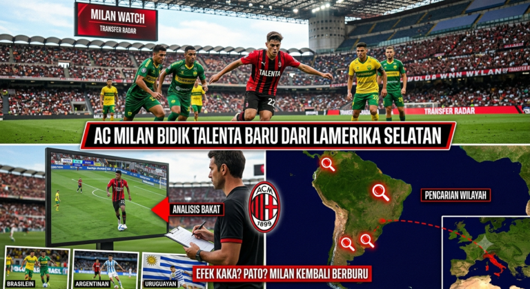 AC Milan Bidik Talenta Baru dari Liga Amerika Selatan: Strategi Berburu "The Next Kaka" di Benua Latin