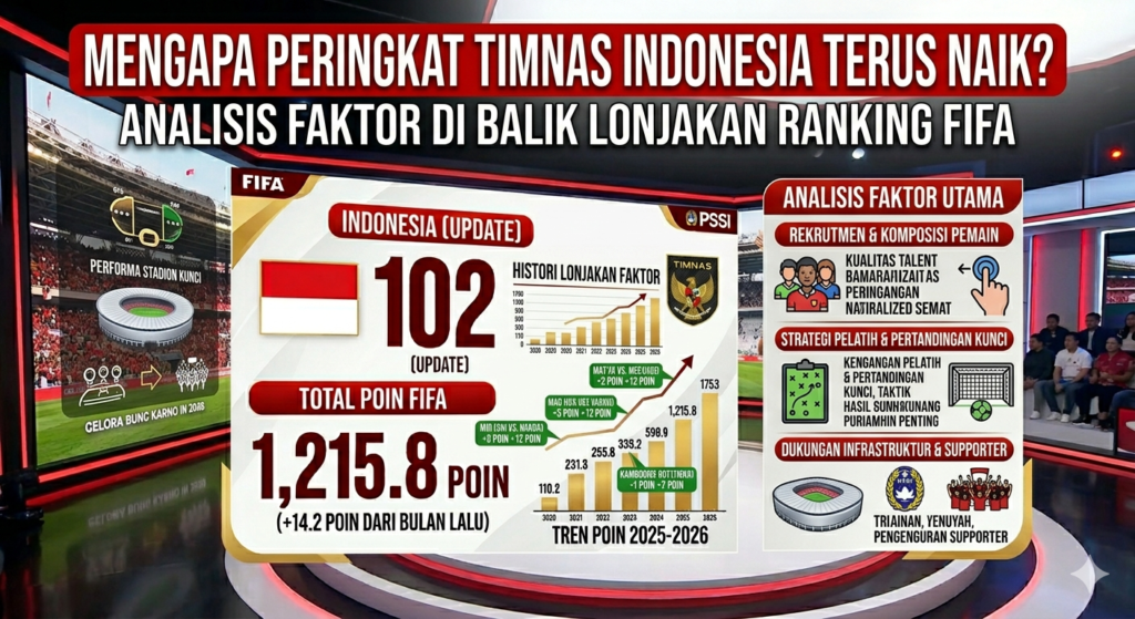 Mengapa Peringkat Timnas Indonesia Terus Naik? Analisis Faktor di Balik Lonjakan Ranking FIFA