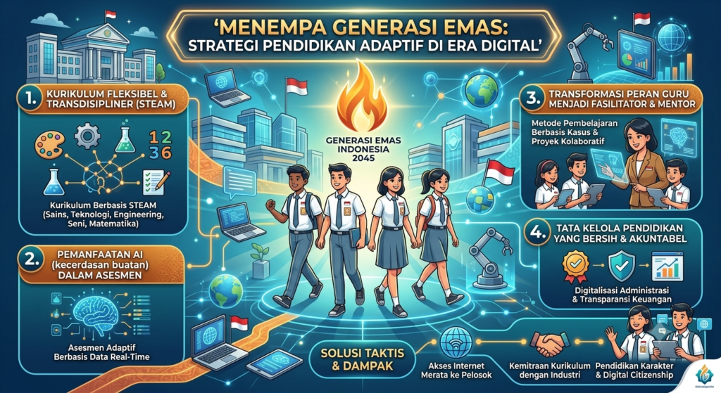 Menempa Generasi Emas: Strategi Pendidikan Adaptif di Era Digital