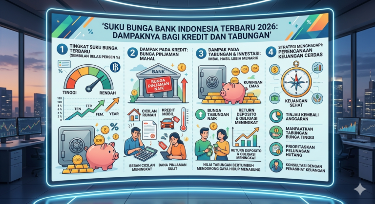 Suku Bunga Bank Indonesia Terbaru 2026: Dampaknya bagi Kredit dan Tabungan