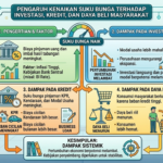 Pengaruh Kenaikan Suku Bunga terhadap Investasi, Kredit, dan Daya Beli Masyarakat