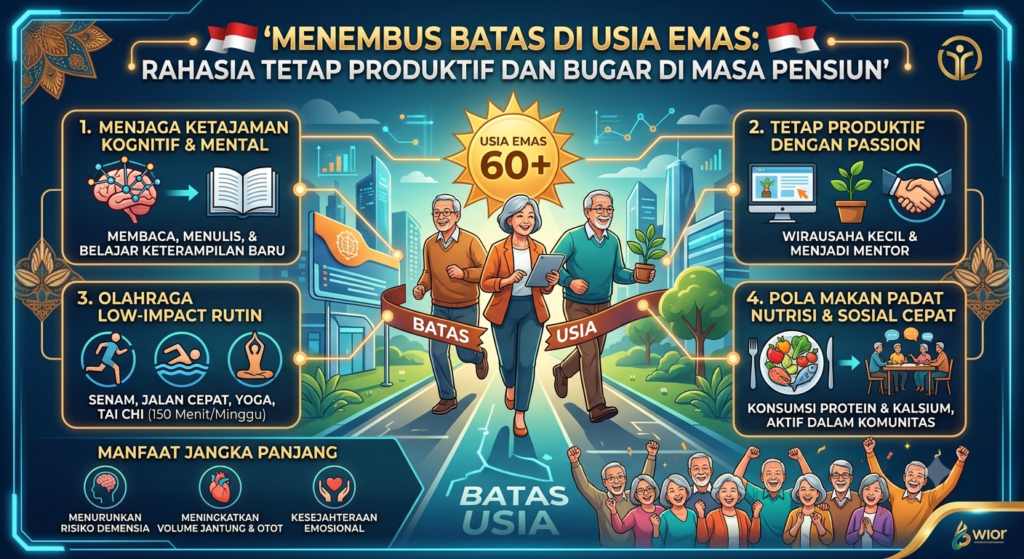 Menembus Batas di Usia Emas: Rahasia Tetap Produktif dan Bugar di Masa Pensiun