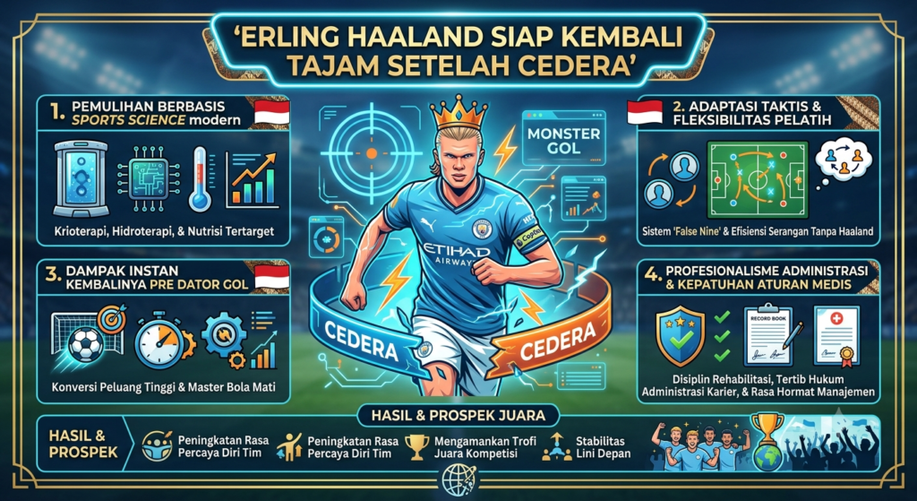 Erling Haaland Siap Kembali Tajam Setelah Cedera