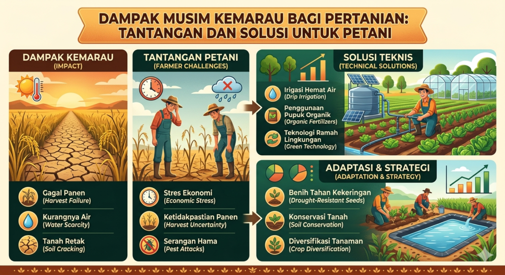 Dampak Musim Kemarau bagi Pertanian: Tantangan dan Solusi untuk Petani