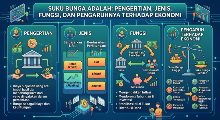 Suku Bunga Adalah: Pengertian, Jenis, Fungsi, dan Pengaruhnya terhadap Ekonomi