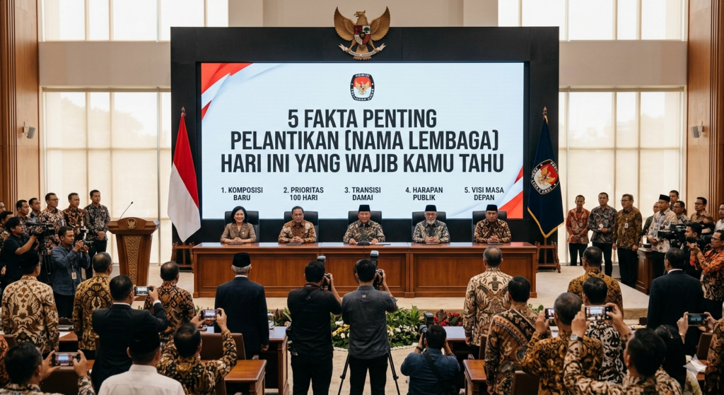 5 Fakta Penting Pelantikan [Nama Lembaga] Hari Ini yang Wajib Kamu Tahu