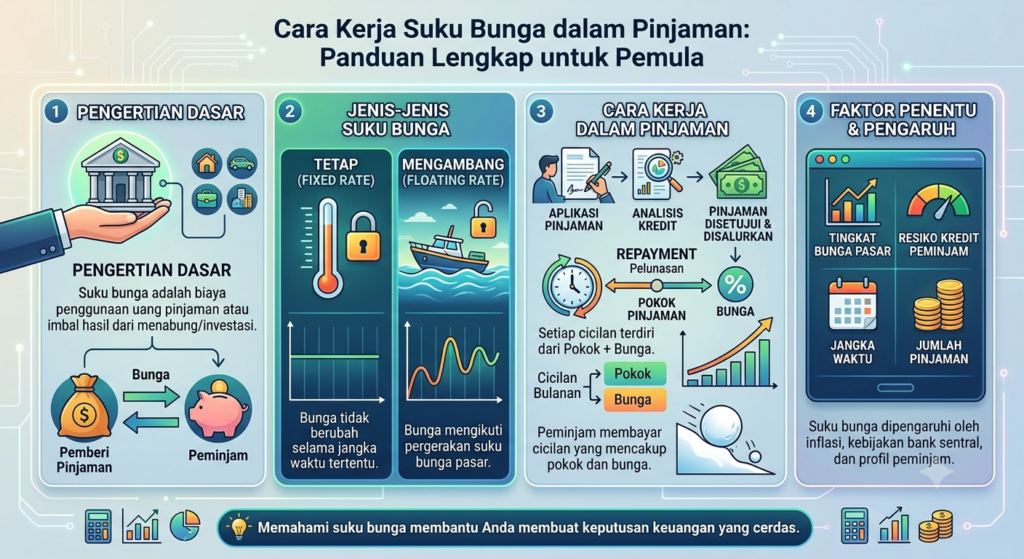 Cara Kerja Suku Bunga dalam Pinjaman: Panduan Lengkap untuk Pemula