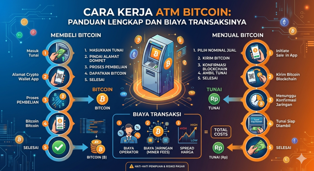 Cara Kerja ATM Bitcoin: Panduan Lengkap dan Biaya Transaksinya