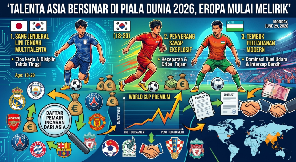 Talenta Asia Bersinar di Piala Dunia 2026, Eropa Mulai Melirik